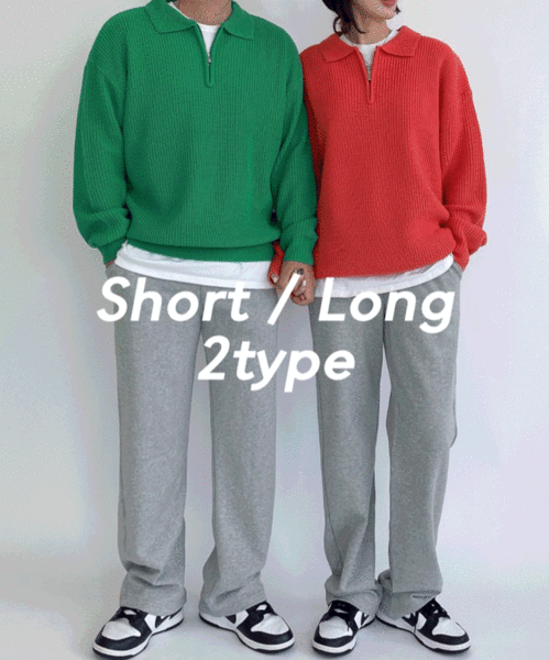 [ MD 추천 💖 ] 남녀공용 숏 롱 쭈리 코튼 커플 와이드 밴딩팬츠 3color